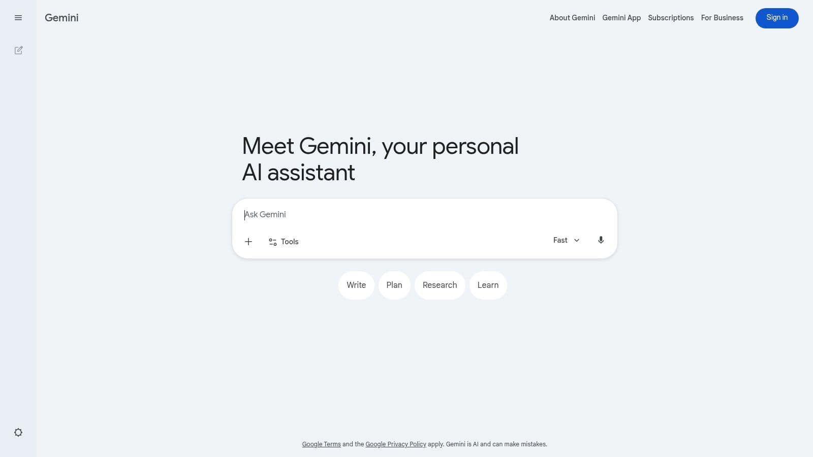 Google Gemini interface processing a PDF document